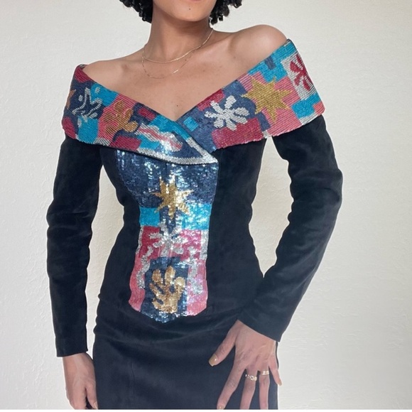 Michael Hoban North Beach
Suede & Sequin Dress Size XS - Picture 9 of 16